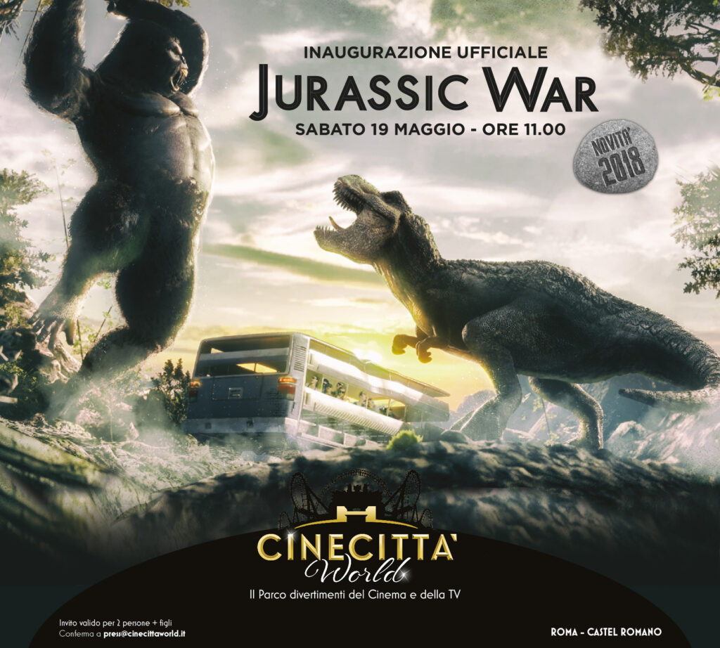 Jurassic War a Cinecittaworld