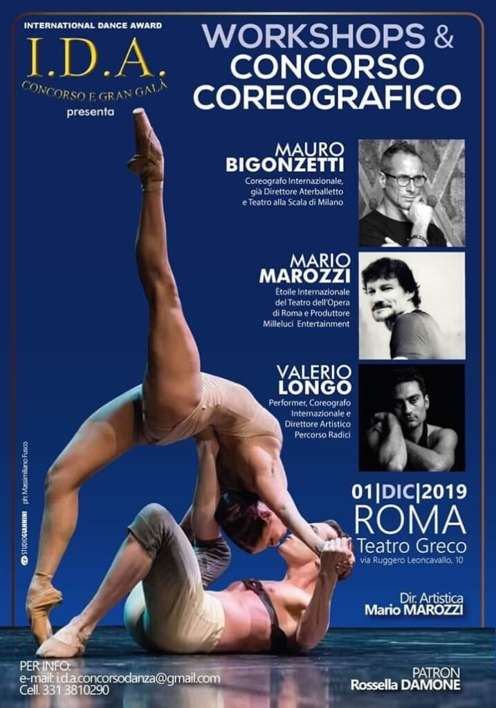IDA INTERNATIONAL DANCE AWARD TEATRO GRECO ROMA